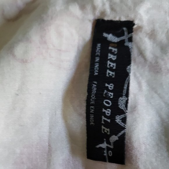 NWT Free People 100% Cotton Embroidered Red Combo Dress, Size 10 (M) - Picture 10 of 10